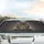 Tabby Cat Wide Yellow Eyes, Lifelike Fur - Car Decor Gift for Cat Lovers Car Sunshade - 5