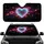 Neon Chalk Sketch Glowing Hearts Cosmic Energy Streaks - Auto Interior Decor Gift Car Sunshade - 1