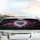 Neon Chalk Sketch Glowing Hearts Cosmic Energy Streaks - Auto Interior Decor Gift Car Sunshade - 5