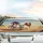 Startled Purple Horse Shocked Yaks Camel Driving Desert Dunes - Animal Lover Gift Car Sunshade - 5