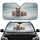 Hamsters Snow Winter Scene - Wildlife Lover Winter Decor Gift Car Sunshade - 1