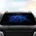 Midnight Blue Roses Luminous Petals Starlight Cosmic Nebulae - Vehicle Decor Gift Car Sunshade - 4