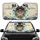 NA NA MA Pirate Skull Tricorn Cutlasses Shield - Nautical Adventure Gift for Swashbuckler Car Sunshade - 1