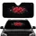 Red Hearts Pink Hearts Black Night Sky - Valentine's Day Gift for Her Car Sunshade - 1