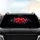Red Hearts Pink Hearts Black Night Sky - Valentine's Day Gift for Her Car Sunshade - 4