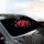 Red Hearts Pink Hearts Black Night Sky - Valentine's Day Gift for Her Car Sunshade - 6