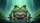 Smiling Green Tree Frog Golden Eyes Luminous Teal Scene - Wildlife Lover Gift Car Sunshade - 7