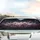 Sakura Cherry Blossoms Dark Foliage Light Particles Black Night Sky - Car Decor Gift Car Sunshade - 5