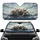 Anthropomorphic Cats Convertible Car Sky - Travel Essentials Gift Car Sunshade - 1