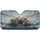 Anthropomorphic Cats Convertible Car Sky - Travel Essentials Gift Car Sunshade - 3