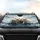 Anthropomorphic Cats Convertible Car Sky - Travel Essentials Gift Car Sunshade - 4