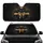 Regal Golden Crown Tufted Leather Gold Ribbon Luxury Auto Gift Car Sunshade - 1