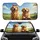 Golden Retrievers Smiling Red Bandana Steering Wheel Adventure Drive - Dog Lover Gift Car Sunshade - 1