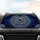 Mandala Flower Deep Blue Glitter Gold Filigree Glowing Gem - Car Decor Gift Car Sunshade - 4
