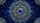 Mandala Flower Deep Blue Glitter Gold Filigree Glowing Gem - Car Decor Gift Car Sunshade - 7