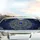 Mandala Flower Deep Blue Glitter Gold Filigree Glowing Gem - Car Decor Gift Car Sunshade - 5