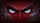 Angry Eyes Thick Eyebrows Scratched Metal - Car Decor Gift Car Sunshade - 7