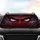 Angry Eyes Thick Eyebrows Scratched Metal - Car Decor Gift Car Sunshade - 4