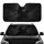 Terrifying Grim Reaper Cloaked Figure Brass Knuckles Blade Skull Chains 'GAME OVER' - Gothic Collector Gift Car Sunshade - 1