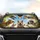 Diverse Dog Breeds Smiling Happy Outdoor Sky Trees - Dog Lover Gift Car Sunshade - 4