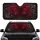 Red Butterfly Crimson Roses Dark Hearts - Gothic Auto Interior Decor Car Sunshade - 1