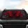 Red Butterfly Crimson Roses Dark Hearts - Gothic Auto Interior Decor Car Sunshade - 4