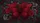 Red Butterfly Crimson Roses Dark Hearts - Gothic Auto Interior Decor Car Sunshade - 7