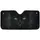 Close-Up Black Cat Face Golden Eyes Pink Tongue - Cat Lover Gift Car Sunshade - 3