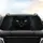 Close-Up Black Cat Face Golden Eyes Pink Tongue - Cat Lover Gift Car Sunshade - 4