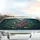 Koi Fish Water Lilies Pond White Blossoms - Wildlife Lover Gift for Fish Lovers Car Sunshade - 5