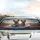 Yorkshire Terriers Driving Futuristic Adventure - Pet Owner Road Trip Gift Car Sunshade - 5