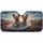 Yorkshire Terriers Driving Futuristic Adventure - Pet Owner Road Trip Gift Car Sunshade - 3