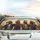 Realistic Horse Head Figures in Casual Clothing Laughing - Travel Essentials Gift Car Sunshade - 5