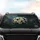 Opulent Frangipani Flowers Deep Green Leaves - Tropical Car Decor Gift Car Sunshade - 4