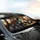 Tuxedo Cats Luxury Car Interior Pastoral Landscape - Cat Lover Gift Car Sunshade - 6