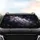 Dense Cherry Blossom Dark Night Sparkling Stars Foliage Car Decor Gift Car Sunshade - 4