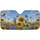 Lush Sunflowers Wildflowers Butterflies Bees Clouds - Road Trip Gift Car Sunshade - 3