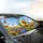 Lush Sunflowers Wildflowers Butterflies Bees Clouds - Road Trip Gift Car Sunshade - 6