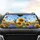 Lush Sunflowers Wildflowers Butterflies Bees Clouds - Road Trip Gift Car Sunshade - 4