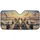 Fluffy Corgi Puppies Golden Sunset Ocean Waves - Commute Accessory for Dog Lovers Car Sunshade - 3