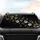 Shimmering Silver Gold Paw Prints - Car Interior Upgrade Road Trip Accessory Car Sunshade - 4