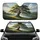 Ancient Oak Tree Reflective Lake Green Hills - Car Interior Upgrade Commute Accessory Car Sunshade - 1