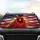 Northern Cardinal American Flag Road Trip Essential - Wildlife Lover Car Sunshade - 4