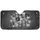 Dense Stylized Cartoon Cat Faces - Road Trip Car Accessory for Cat Lovers Car Sunshade - 3