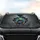 Dense Stylized Cartoon Cat Faces - Road Trip Car Accessory for Cat Lovers Car Sunshade - 4