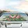 Galah Cockatoos Tropical Banana Leaves Hibiscus - Car Interior Upgrade Car Sunshade - 5