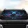 Ancient Dark Blue Dragon Purple Wings Glowing Crystals Cavern - Car Interior Upgrade Car Sunshade - 4