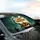 Happy Halloween Grinning Jack-o'-lantern Full Moon Bats Road Trip Accessory Car Sunshade - 6