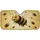 Fuzzy Bumblebee Stars Honeycomb Flowers Auto Interior Upgrade Accessory Car Sunshade - 3