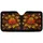 Khokhloma Flowers Golden Leaves Berry Clusters Swirling Vines Car Interior Upgrade Car Sunshade - 3